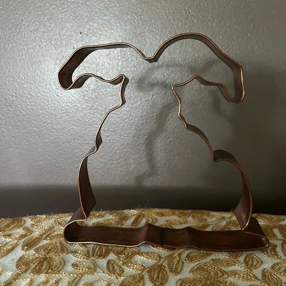 Copper Easter Bunny Cookie Cutter